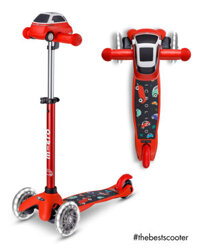 XE TRƯỢT SCOOTER MICRO MINI DELUXE LED MICROLINO (PHIÊN BẢN BÁNH XE ĐÈN LED KÈM BUDDY)