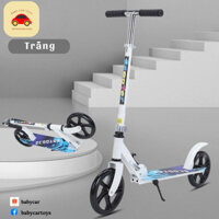 Xe trượt Scooter Sắt phiên bản Cao Cấp chịu trọng tải lớn - 2 bánh - Có chân chống - Kiểu dáng thể thao
