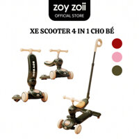 Xe trượt Scooter Zoyzoii 4 in 1 xe đẩy cho bé 1 2 3 4 5 tuổi Mã S4