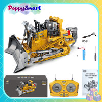 Xe ủi điều khiển từ xa YIGONG 9 kênh, Xe múc điều khiển từ xa, Bàn ủi bằng SẮT, đèn, Pin sạc lại