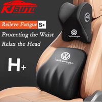 Xe Volkswagen Tựa Đầu Ô Tô Thắt Lưng Hỗ Trợ Mô Hình Chất Lượng Cao Bộ Nhớ Cotton Chất Liệu Gối Cổ Cho Polo Cáo Gol Up Golf Beetle Santana Sagitar Tiguan Passat Touran Phụ Kiện