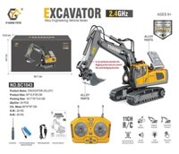 Xe xúc điều khiển 11 kênh BC1043