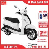 Xe Yamaha Grande Blue Core Hybrid Phiên Bản Tiêu Chuẩn - Trắng Đen