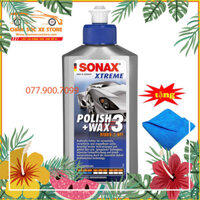 [xehoishop] [Tặng khăn] Sonax Xóa Xước Đánh Bóng Bảo Vệ Sơn Sonax Xtreme Polish Wax 3