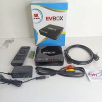 Xem bóng đá, truyền hình miễn phí /Xem SCTV miễn phí/Youtuber không quảng cáoAndroid TV Box EVBOX chuẩn 4K (Ram 2GRom16G