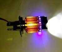 XEM LÀ MÊ  - LẮP đèn led a e chơi xe máy xe đạp điện độ sáng gấp  2 lần so với đèn thông thường M93-05