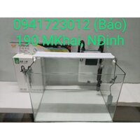 (Xem mô tả) Combo bể cá kính đúc Minjiang 60cm lọc đèn nhóm I
