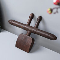 Xẻng gỗ hình cánh gà, xẻng mặt trời mọc, dụng cụ gãi lưng bằng gỗ nguyên khối, xẻng Gua Sha, dụng cụ massage bấm huyệt truyền thống Trung Quốc, que lăn cột sống DDKA