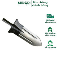 Xẻng Làm Vườn, Xẻng Đào Đất, Mũi Nhọn Thép Manga Siêu Bền Midori
