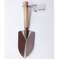 Xẻng nhỏ làm vườn cán gỗ Echo Nhật Bản - Dài