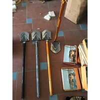 Xẻng quân dụng đa năng gấp gọn dùng để dã ngoại, đi phượt, gấp gọn