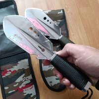 Xẻng quân dụng đa năng Nhật bản, cán cuốn dây đen