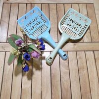 Xẻng Xúc Cát Vệ Sinh Cho Mèo, Xẻng Xúc Cát Vệ Sinh Kích Thước Lớn – Nhiều Lỗ – Ngẫu nhiên