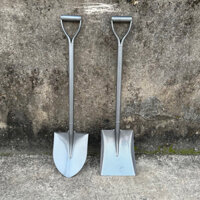 Xẻng xúc dào đất, xây dựng. Bộ nguyên cán liền