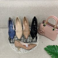 XEO [ẢNH THẬT] GIÀY CAO GÓT ĐẾ TRONG SANG TRỌNG MONA - D759