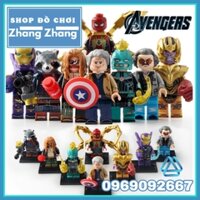 Xếp hình Avengers End Game Captain Marvel Spider-Man Pepper Thor Thanos America Rocket Racoon Lego Minifigures WM6061