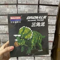 Xếp hình Balody - Khủng Long Ba Sừng (1737 miếng ghép) - 7981 (16251)