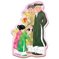 Xếp hình bé nhận lì xì | Winwintoys - 65462