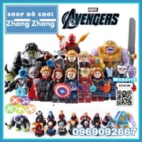Xếp hình Black Widow Hawkeye Ant man Pepper Thor War Machine Nebula Nick Fury Captain America Lego Minifigures SY1311