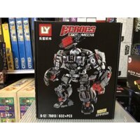 Xếp hình Bộ giáp HulkBuster Steel Mecha 632 Mảnh LY 76013