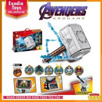 Xếp hình Búa Mjolnir của thần sấm Thor - Đồ Chơi Lắp Ghép Sáng Tạo - Shen Yuan SY1466