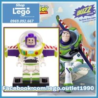 Xếp hình Buzz Lightyear toy story - Câu chuyện đồ chơi Lego Minifigures POGO PG1030 Pg8061