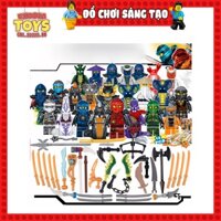 Xếp hình Combo 24 Minifigure Nhân vật Ninjago Master Spinjitzu - Đồ Chơi Lắp Ghép Sáng Tạo - LELE 31035