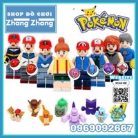 Xếp hình dành cho các bé tặng kèm bóng và pokemon theo mẫu Lego Minifigures SY620