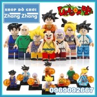 Xếp hình Dragon Ball Goku Gohan Krillin Launch Master Mutaito Lego Minifigures Pogo PG8167