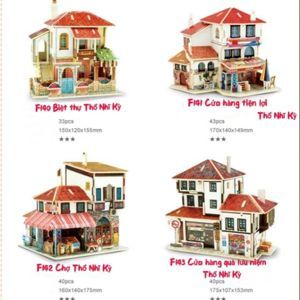 Xếp Hình Ghép Gỗ - 3D Puzzle Wooden Toys F141
