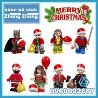 Xếp hình Giáng sinh Siêu anh hùng X-men, batman, venom mới nhất 2019 Lego Minifigures POGO PG8199