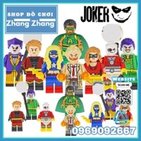 Xếp hình Joker - Constantine - Stargirl - Elongated Man - Jesse Quick - Amazing-Man Lego Minifigures Kopf KF6081