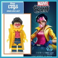 Xếp hình Julibee dị nhân X-men trong siêu anh hùng Marvel Lego Minifigures Kopf KF937