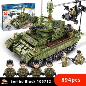 Xếp hình kiểu Lego SEMBO 105712