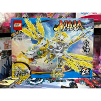 Xếp hình lắp ghép lê gô NINJA Rồng 9044-4 gồm có 231 chi tiết
