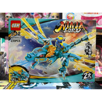 Xếp hình lắp ghép lê gô NINJA Rồng 9044-2 gồm có 239 chi tiết