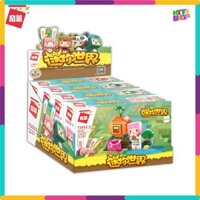 Xếp Hình Lắp Ráp Qman 72011 Minecraft MiniWorld Misla Fat Bear Rabbit Gồm 4 Hộp