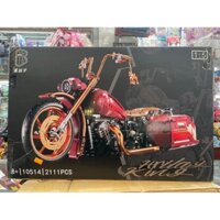 Xếp hình lắp ráp technic kbox 10514 Xe máy cruiser Harley Davidson king