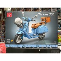 Xếp hình lắp ráp Technic TGL 4025 Xe máy Piaggio Vespa cổ điển