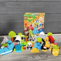 Xếp hình LEGO DUPLO 10934 Classic Jungle - Zoo Animal Animals Building Set