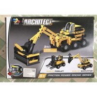 Xếp hình lego mô hình Xe nâng & Xe múc 6046