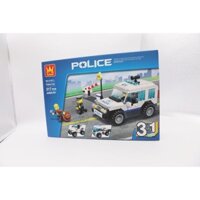 XẾP HÌNH LEGO XE CẢNH SÁT SP163