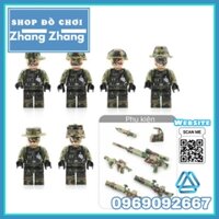 Xếp hình lính đặc nhiệm biệt kích rừng Falcon Columbia Lego Minifigures Sembo SB11101