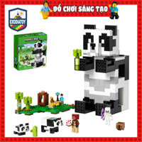Xếp hình Minecraft Thiên Đường Của Gấu Trúc : The Panda Haven - Đồ Chơi Lắp Ghép Sáng Tạo - ZIMO 8006 Ideas 21245