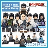 Xếp hình Naruto Shisui - Itachi - Sasuke - Chiriku - Neji - Neji Custume - Hinata - Danzo Lego Minifigures KDL802