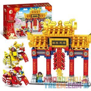 Xếp hình Ngày Tết rộn ràng Sembo 201020