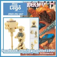 Xếp hình Người cát Sand-Man Spider-Man homecoming Marvel Lego Minifigures Xinh xh1125