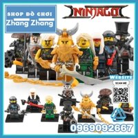 Xếp hình Ninjago Golden Dragon Lego Minifigures LeLe A033 040