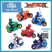 Xếp hình Ninjago Gồm Lloyd - Cole - Jay - Kai - Lord Gamora - Zane Lego Minifigures Decool 10017 10022
