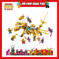 Xếp hình Ninjago Rồng vàng của Lloyd : Lloyd’s Golden Ultra Dragon - Đồ Chơi Lắp Ghép Sáng Tạo - ZIMO 60011 Ideas 71774